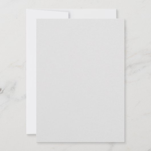 blauw papier bergt huwelijksuitnodiging kaart (Achterkant)