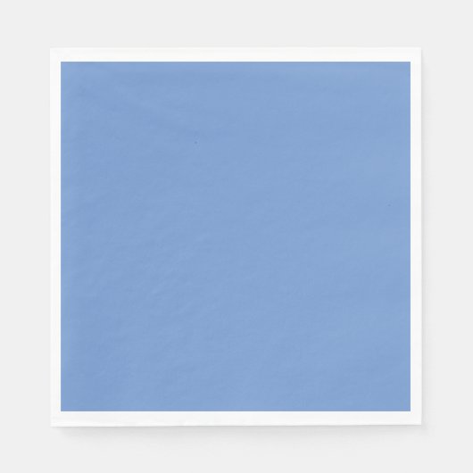 Blauw papier servet (Voorkant)