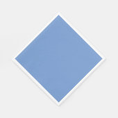 Blauw papier servet (Hoek)