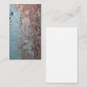 Blauw  papier visitekaartje (Voorkant / Achterkant)