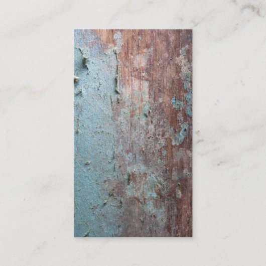 Blauw  papier visitekaartje (Voorkant)