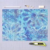 Blauw papier voor bloemenpapier (Craft)