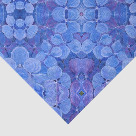 Blauw papier voor brandkranen (Detail)