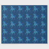 Blauw papier voor brandweerkleding (Vlak)