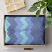 blauw papier voor chevron (Geschenk)