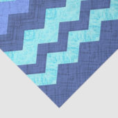 blauw papier voor chevron (Detail)