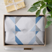 blauw papier voor chevrons (Geschenk)