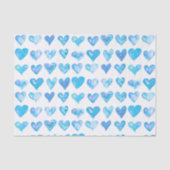 Blauw papier voor harten (Voorkant)