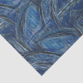 Blauw papier voor het bewerken van waterwegen (Detail)