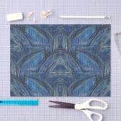 Blauw papier voor het bewerken van waterwegen (Craft)
