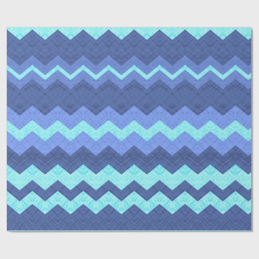 blauw papier voor het inpakken van chevron (Vlak)