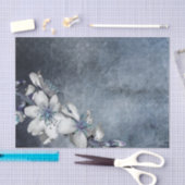 Blauw papier voor het ontkoppelen van textiel (Craft)