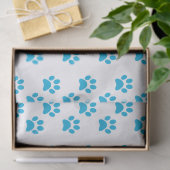Blauw papier voor papierafdrukken (Geschenk)