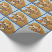 Blauw papier voor puppy's (Hoek)