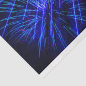 blauw papier voor vuurwerk (Detail)