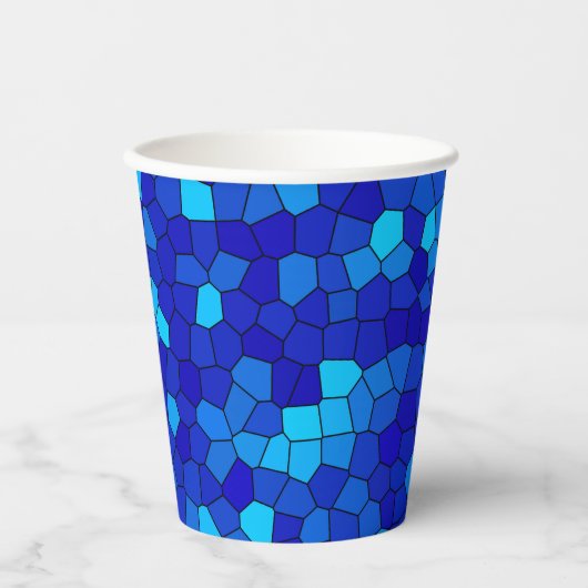BLAUW PAPIEREN BEKERS (Voorkant)