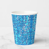 blauw papieren bekers (Links)