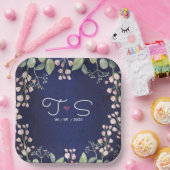 Blauw Papieren Bordje (Feest)