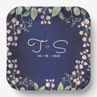 Blauw Papieren Bordje