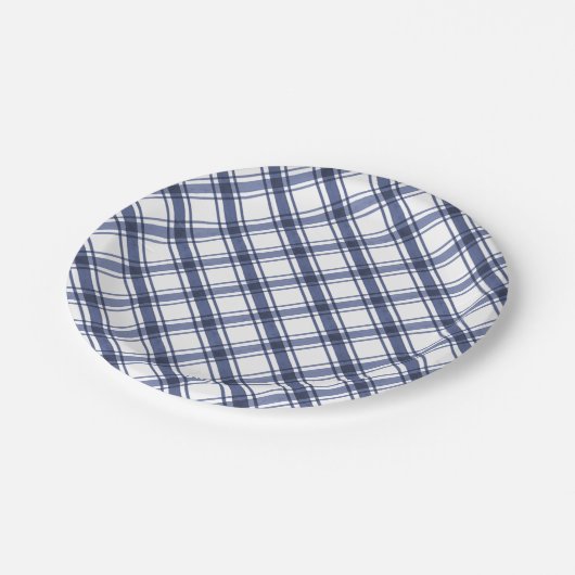 Blauw Papieren Bordje (Gekanteld)