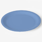 Blauw  papieren bordje (Gekanteld)