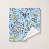 Blauw Paradijs Badhanddoekenset Bad Handdoek (Wasdoekje)
