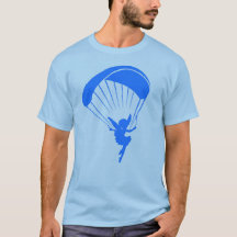 Blauw Paraglidepixieshirt