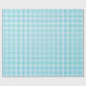 Blauw parelpatroon cadeaupapier (Vlak)