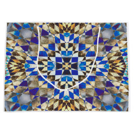 blauw parket groot cadeauzakje