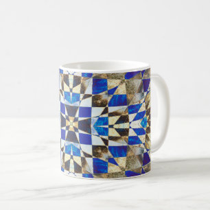 blauw parket koffiemok