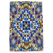 blauw parket medium cadeauzakje (Voorkant)