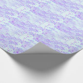 Blauw parkpapier cadeaupapier (Hoek)