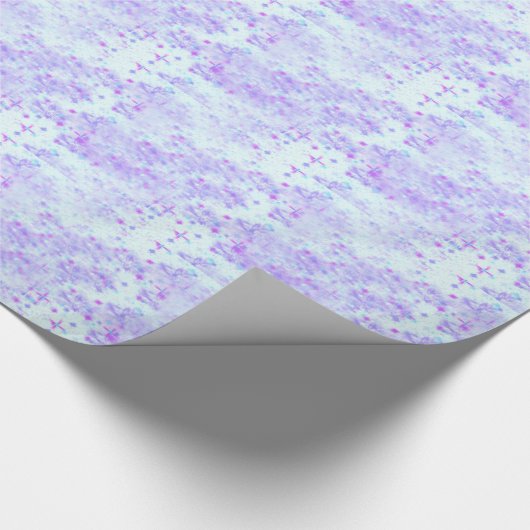 Blauw parkpapier cadeaupapier (Hoek)