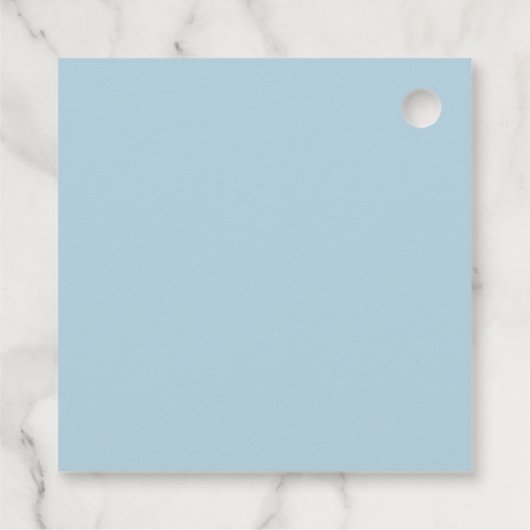 Blauw Pasen 3e Verjaardag Bedankjes Labels (Achterkant)