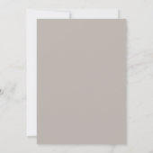 Blauw Pastel Bloemige Bruiloft Kaart (Achterkant)
