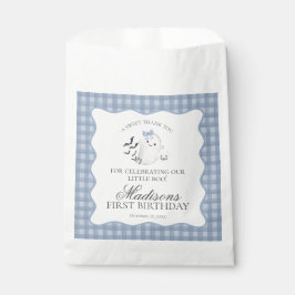 Blauw Pastel Little Boo Geest Verjaardag Dessert Bedankzakje