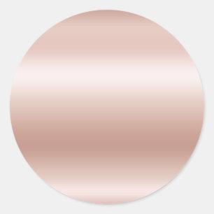 Blauw Pastel Roze Goud Ombre Folie Ronde Sticker