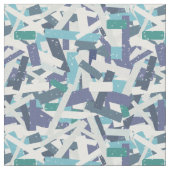 Blauw patchmodel Stripes Stof (Close Up)