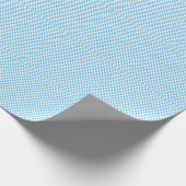 Blauw patroon cadeaupapier (Hoek)