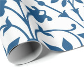 blauw patroon cadeaupapier (Rol Hoek)
