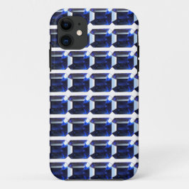 Blauw patroon Case-Mate iPhone case