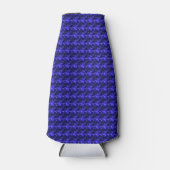 Blauw patroon flesjeskoeler (Voorkant)