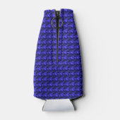 Blauw patroon flesjeskoeler (Achterkant)