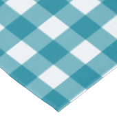 Blauw patroon geplakt tafelkleed (Gekanteld)