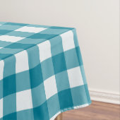 Blauw patroon geplakt tafelkleed (Voorbeeld)