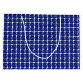 Blauw patroon groot cadeauzakje (Achterkant)