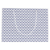 Blauw patroon groot cadeauzakje (Achterkant)