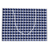 Blauw patroon groot cadeauzakje (Achterkant)