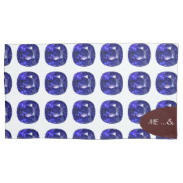 Blauw patroon kussensloop