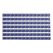 Blauw patroon kussensloop (Achterkant-Links)